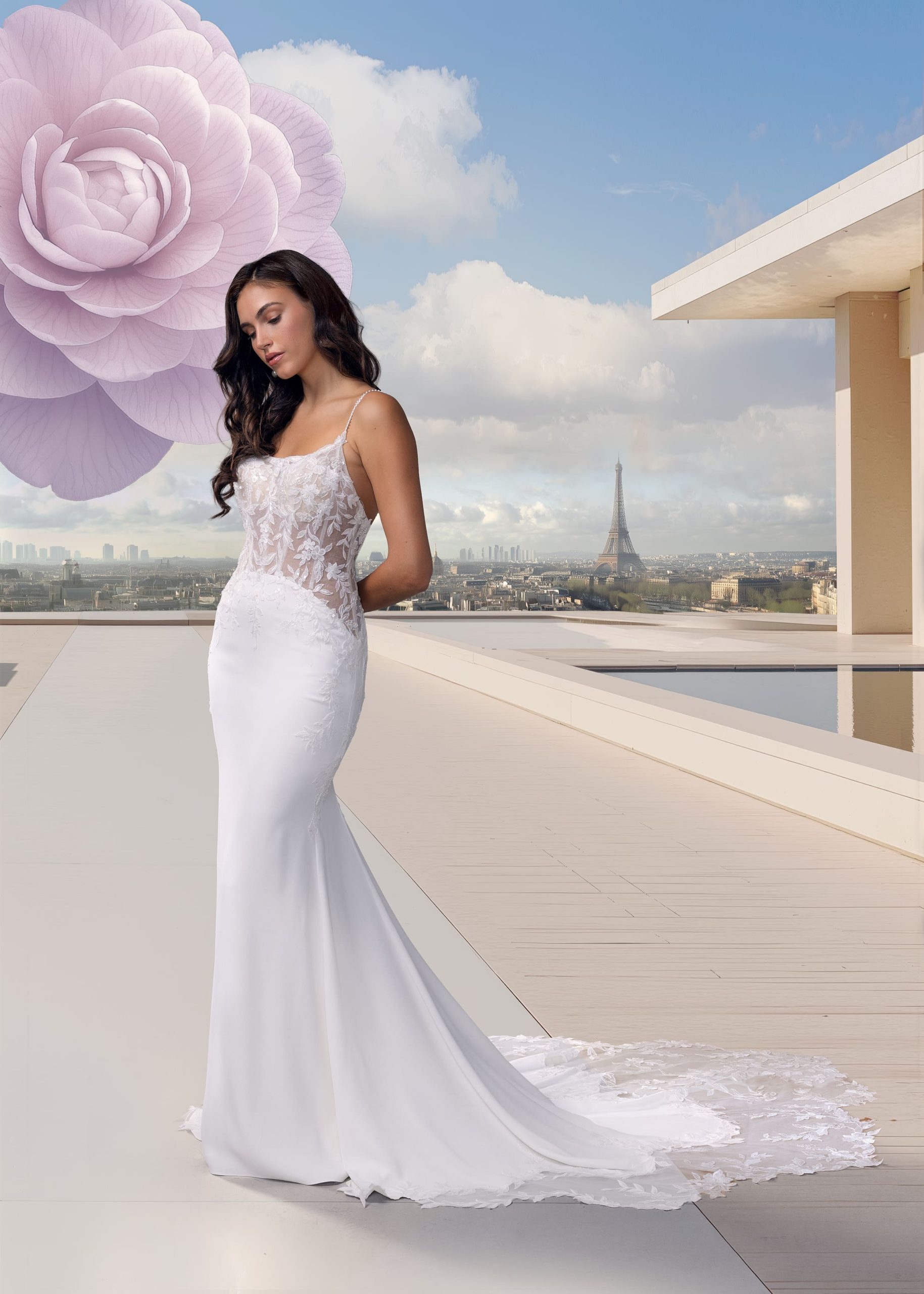 Robe de mariée FRANCOISE-robe satin — À l’infini mariage