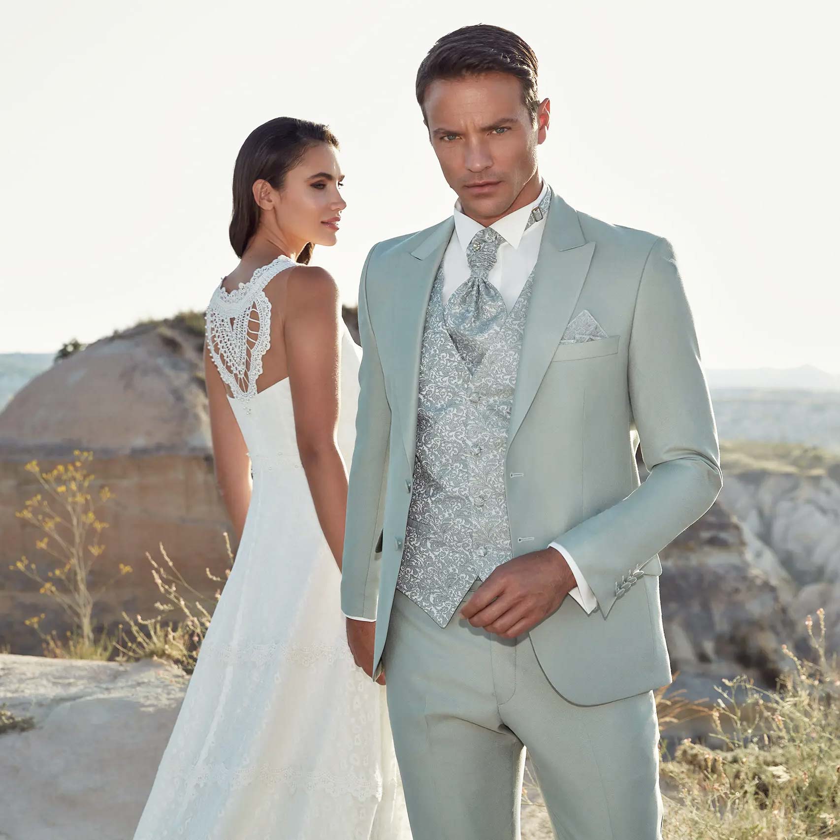 L’harmonie avec la tenue de la mariée